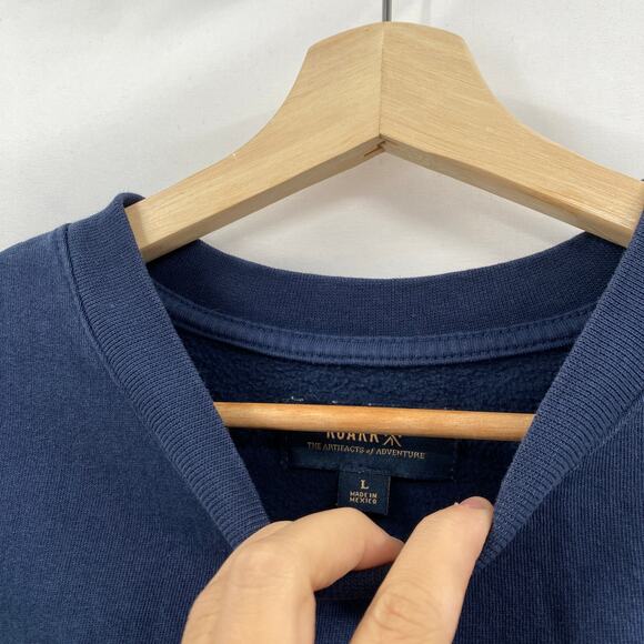 Roark navy blue crewneck sweatshirt - Picture 3 of 4